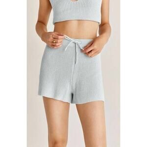 NWT Rachel Parcell Womens Gray Acrylic Harbor Mist Pull On Sweater Short Size S